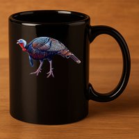 Wildlife - Wild Turky Walking 11oz C Handle Ceramic Mug