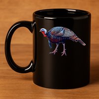 Wildlife - Wild Turky Walking 11oz C Handle Ceramic Mug