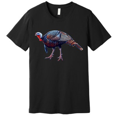 Wildlife - Wild Turky Walking Premium T-Shirt