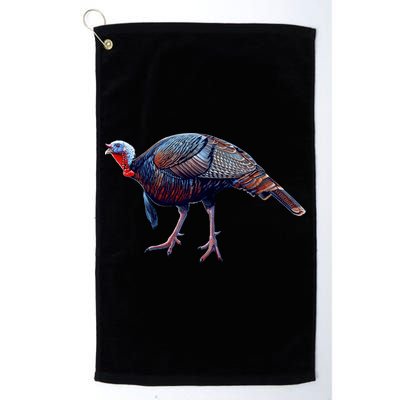 Wildlife - Wild Turky Walking Golf Towel