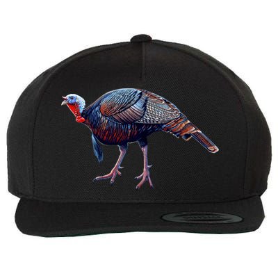 Wildlife - Wild Turky Walking Wool Snapback Cap