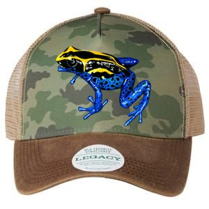 Wildlife - Yellow And Blue Frog Legacy Tie Dye Trucker Hat