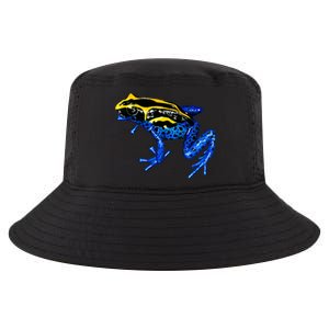 Wildlife - Yellow And Blue Frog Cool Comfort Performance Bucket Hat