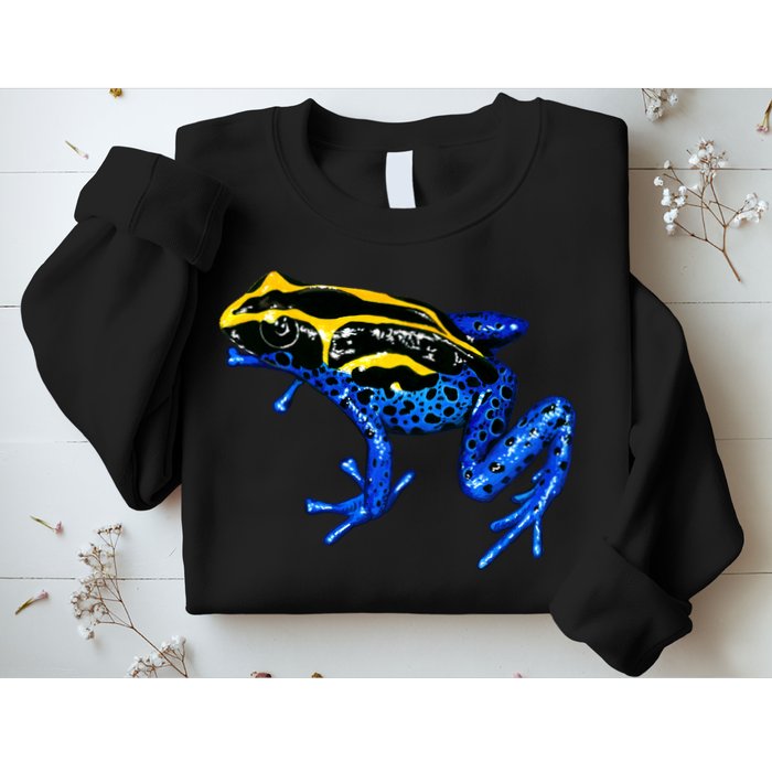 Wildlife - Yellow And Blue Frog Sweatshirt