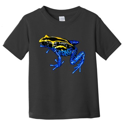 Wildlife - Yellow And Blue Frog Toddler T-Shirt