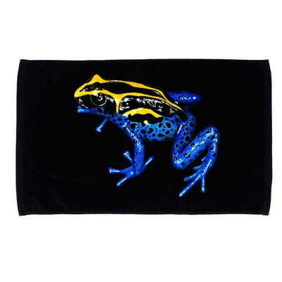 Wildlife - Yellow And Blue Frog Microfiber Hand Towel