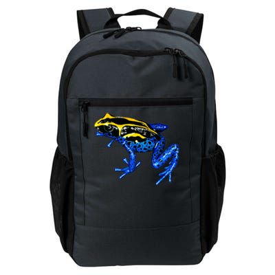 Wildlife - Yellow And Blue Frog Daily Commute Backpack