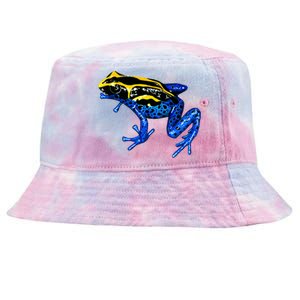 Wildlife - Yellow And Blue Frog Tie-Dyed Bucket Hat