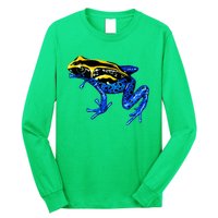 Wildlife - Yellow And Blue Frog Long Sleeve Shirt