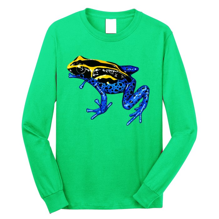 Wildlife - Yellow And Blue Frog Long Sleeve Shirt