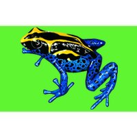 Wildlife - Yellow And Blue Frog Bumper Sticker