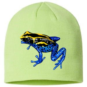 Wildlife - Yellow And Blue Frog Sustainable Beanie