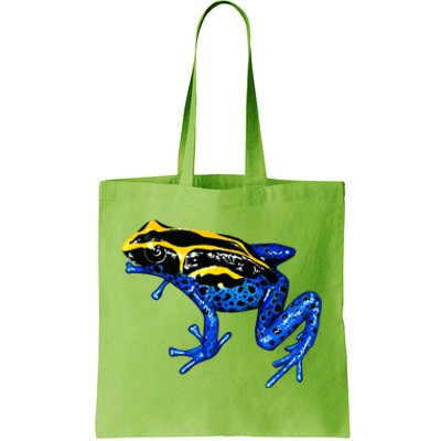 Wildlife - Yellow And Blue Frog Tote Bag