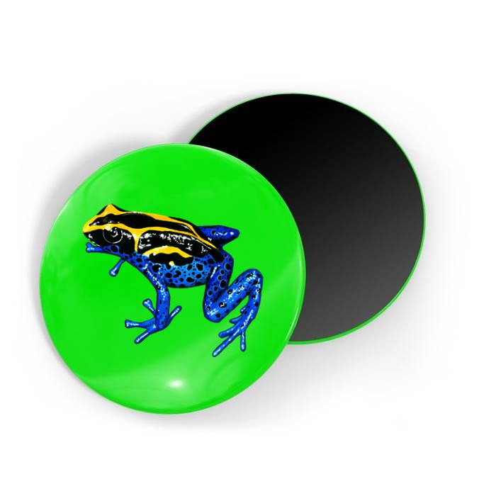 Wildlife - Yellow And Blue Frog Magnet