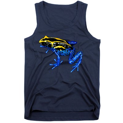 Wildlife - Yellow And Blue Frog Tank Top