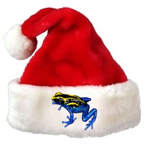 Wildlife - Yellow And Blue Frog Premium Christmas Santa Hat