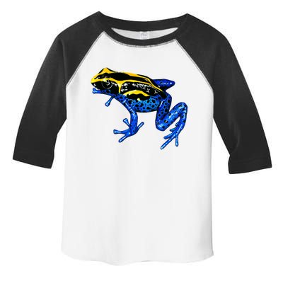 Wildlife - Yellow And Blue Frog Toddler Fine Jersey T-Shirt