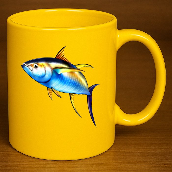 Wildlife - Yellowfin 11oz C Handle Ceramic Mug
