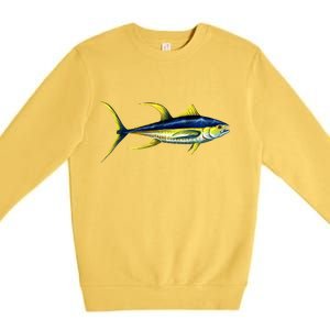 Wildlife - Yellowfin Tuna Premium Crewneck Sweatshirt