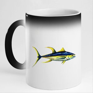 Wildlife - Yellowfin Tuna 11oz Black Color Changing Mug