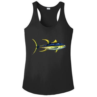 Wildlife - Yellowfin Tuna Ladies PosiCharge Competitor Racerback Tank