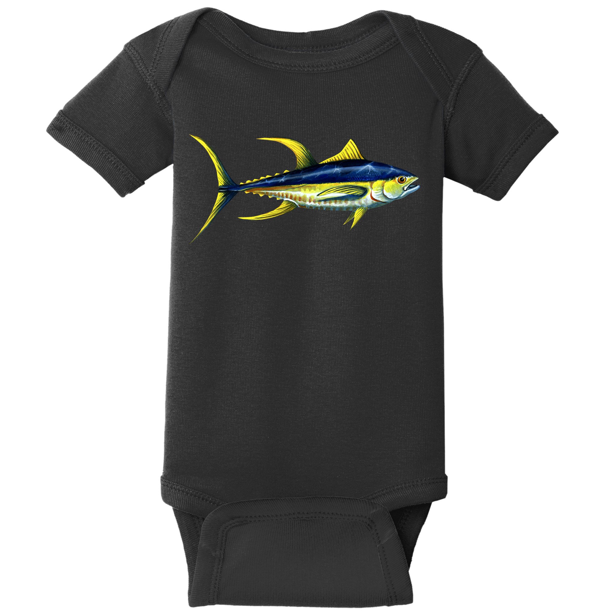Wildlife - Yellowfin Tuna Baby Bodysuit