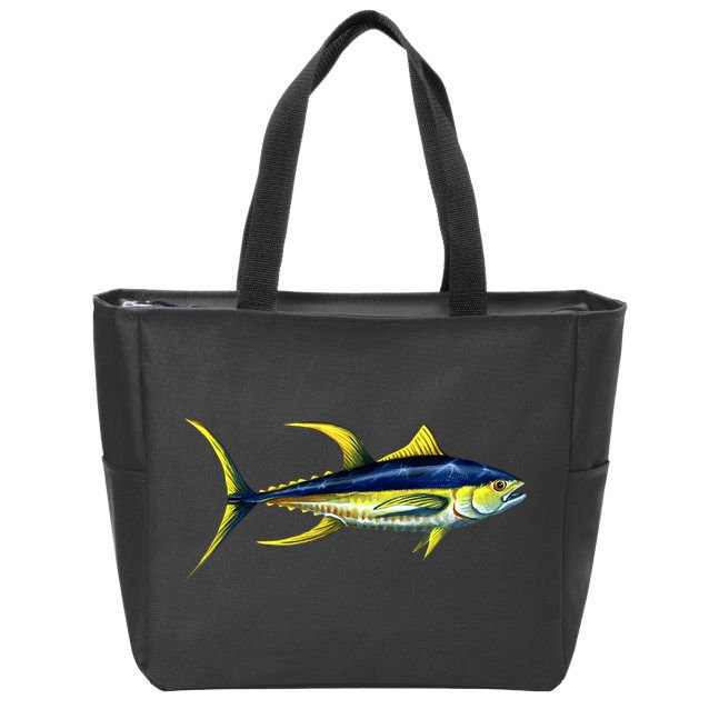 Wildlife - Yellowfin Tuna Zip Tote Bag