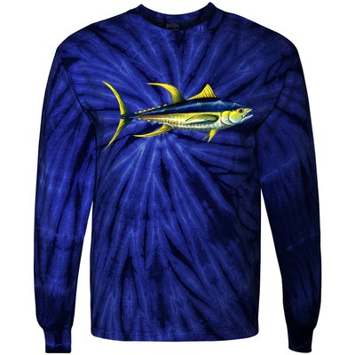 Wildlife - Yellowfin Tuna Tie-Dye Long Sleeve Shirt