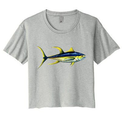 Wildlife - Yellowfin Tuna Women's Crop Top Tee