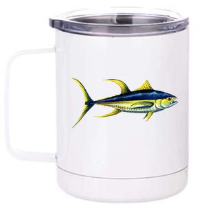 Wildlife - Yellowfin Tuna 12 oz Stainless Steel Tumbler Cup