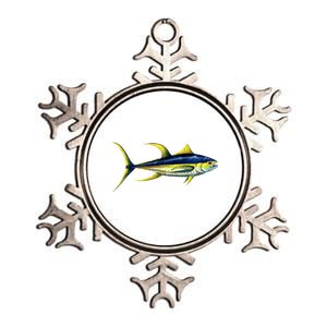 Wildlife - Yellowfin Tuna Metallic Star Ornament