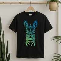 Wildlife - Zebra Head Abstract T-Shirt