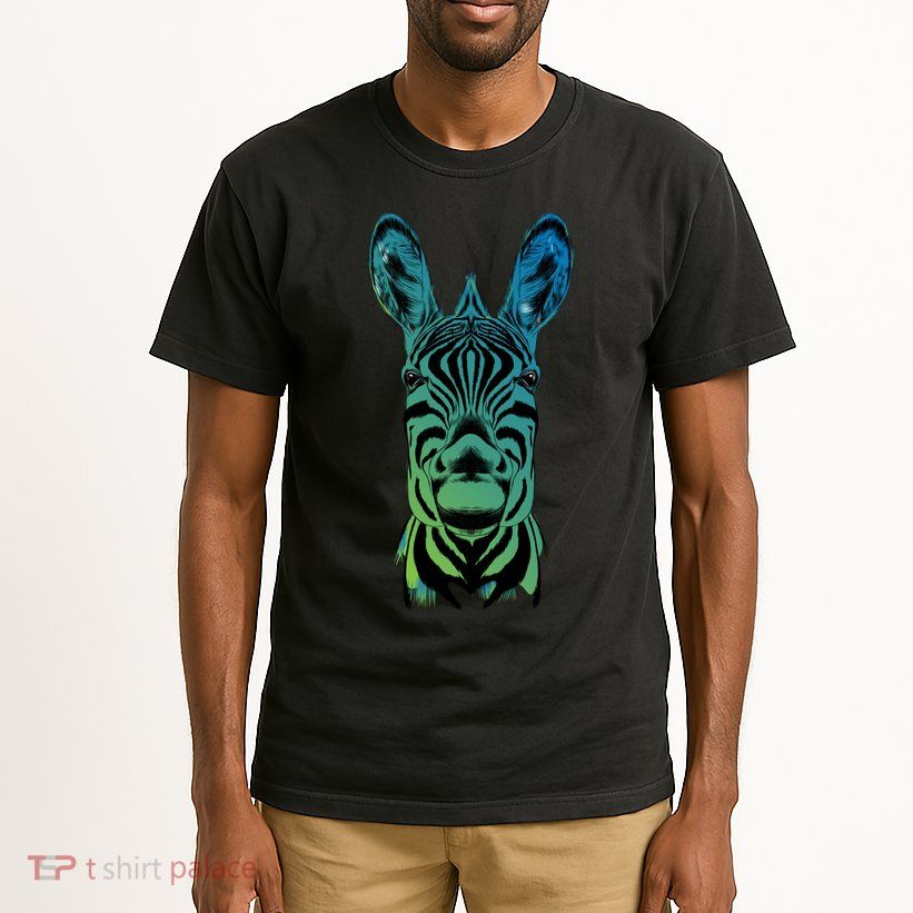 Wildlife - Zebra Head Abstract Tall T-Shirt