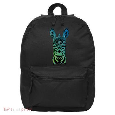 Wildlife - Zebra Head Abstract 16 in Basic Backpack