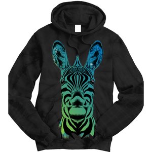 Wildlife - Zebra Head Abstract Tie Dye Hoodie