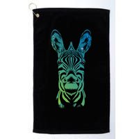 Wildlife - Zebra Head Abstract Golf Towel
