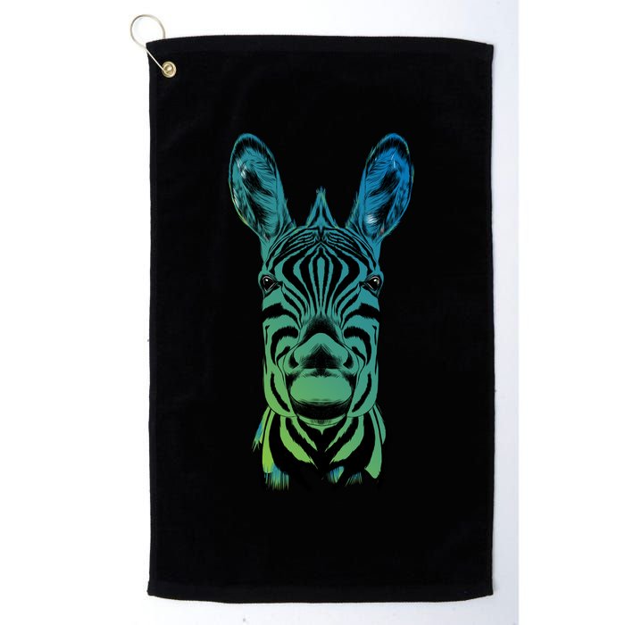 Wildlife - Zebra Head Abstract Golf Towel
