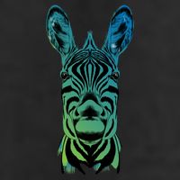 Wildlife - Zebra Head Abstract Golf Towel