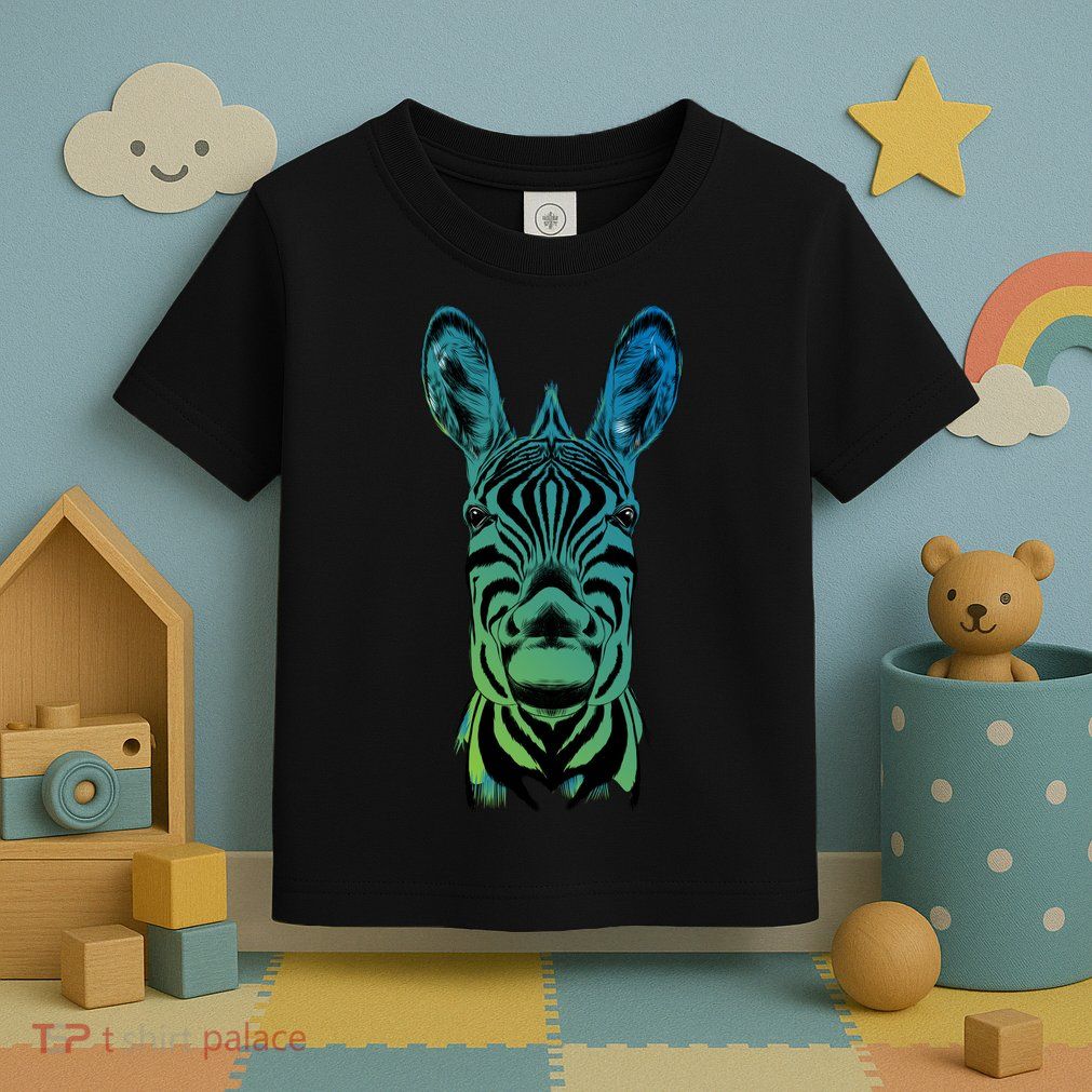 Wildlife - Zebra Head Abstract Toddler T-Shirt