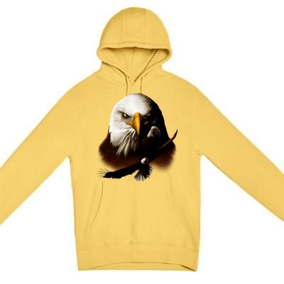 Wildlife Chopper Eagle Premium Pullover Hoodie