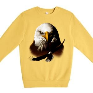 Wildlife Chopper Eagle Premium Crewneck Sweatshirt