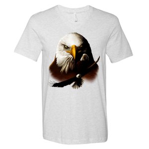 Wildlife Chopper Eagle V-Neck T-Shirt