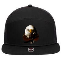 Wildlife Chopper Eagle 7 Panel Mesh Trucker Snapback Hat