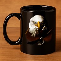 Wildlife Chopper Eagle 11oz C Handle Ceramic Mug