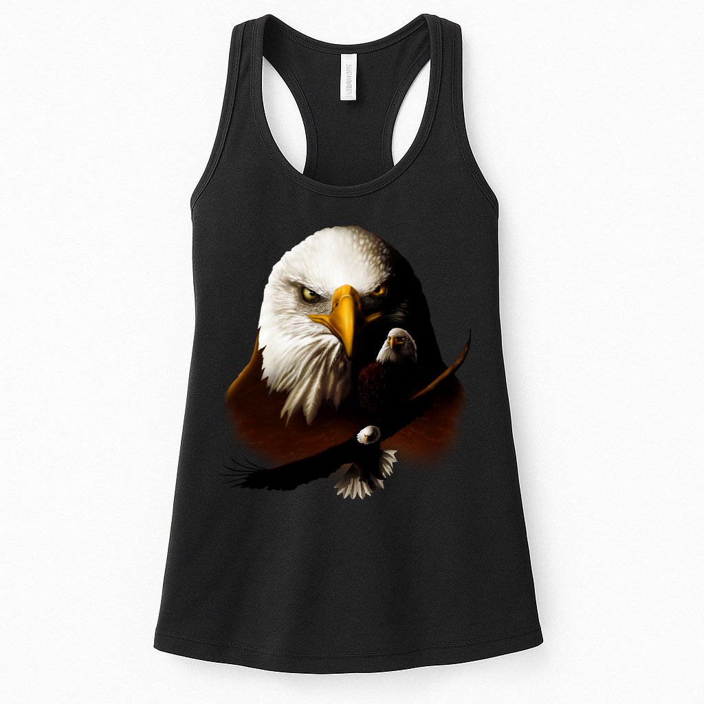Wildlife Chopper Eagle Womens Tank Top