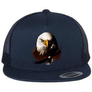 Wildlife Chopper Eagle Flat Bill Trucker Hat