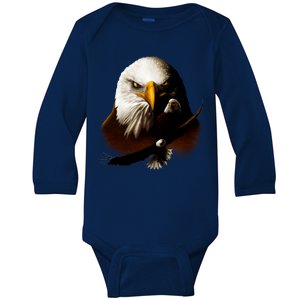 Wildlife Chopper Eagle Baby Long Sleeve Bodysuit