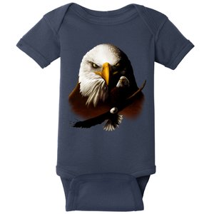 Wildlife Chopper Eagle Baby Bodysuit