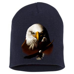 Wildlife Chopper Eagle Short Acrylic Beanie