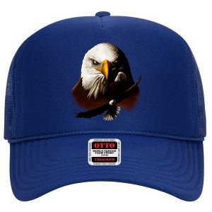 Wildlife Chopper Eagle High Crown Mesh Back Trucker Hat